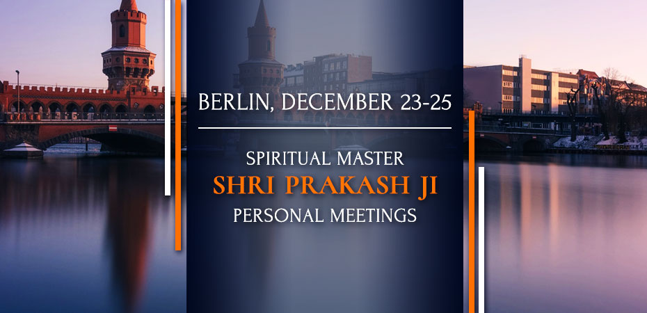 Meetings with Shri Prakash Ji in Berlin