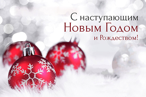 Dear friends! We wish you a Merry Christmas and a Happy New Year!
