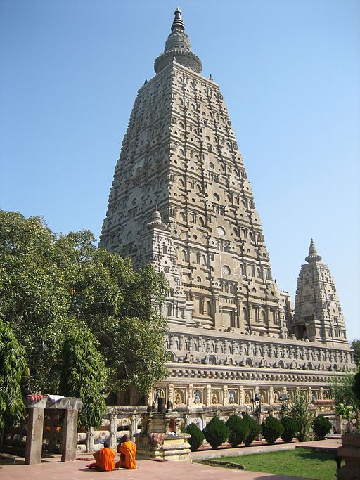 Храмовый комплекс Махабодхи в Бодх-Гайя (штат Бихар)